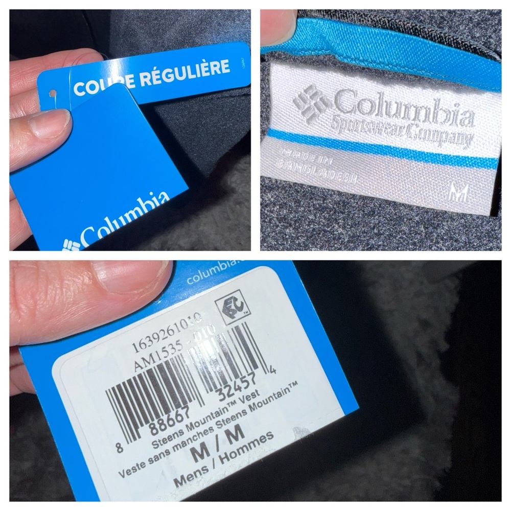 Men’s Columbia Steens Mountain™ Fleece Vest, Navy, Size Medium, New With Tags - Picture 14 of 17